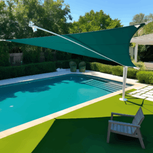 7.07m asymmetric triangle sunshade sail