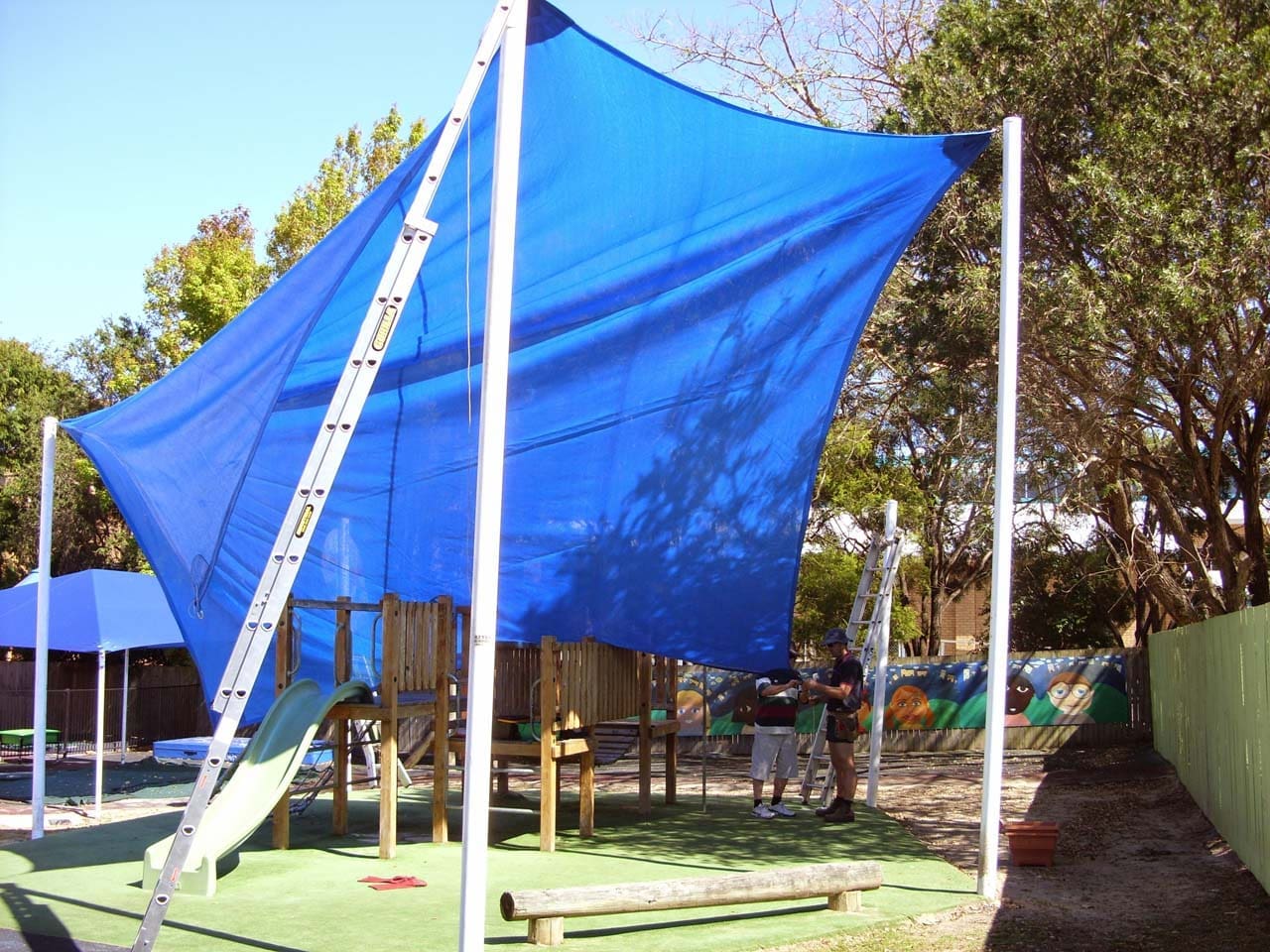 Ocean Blue Shade Sails Installations