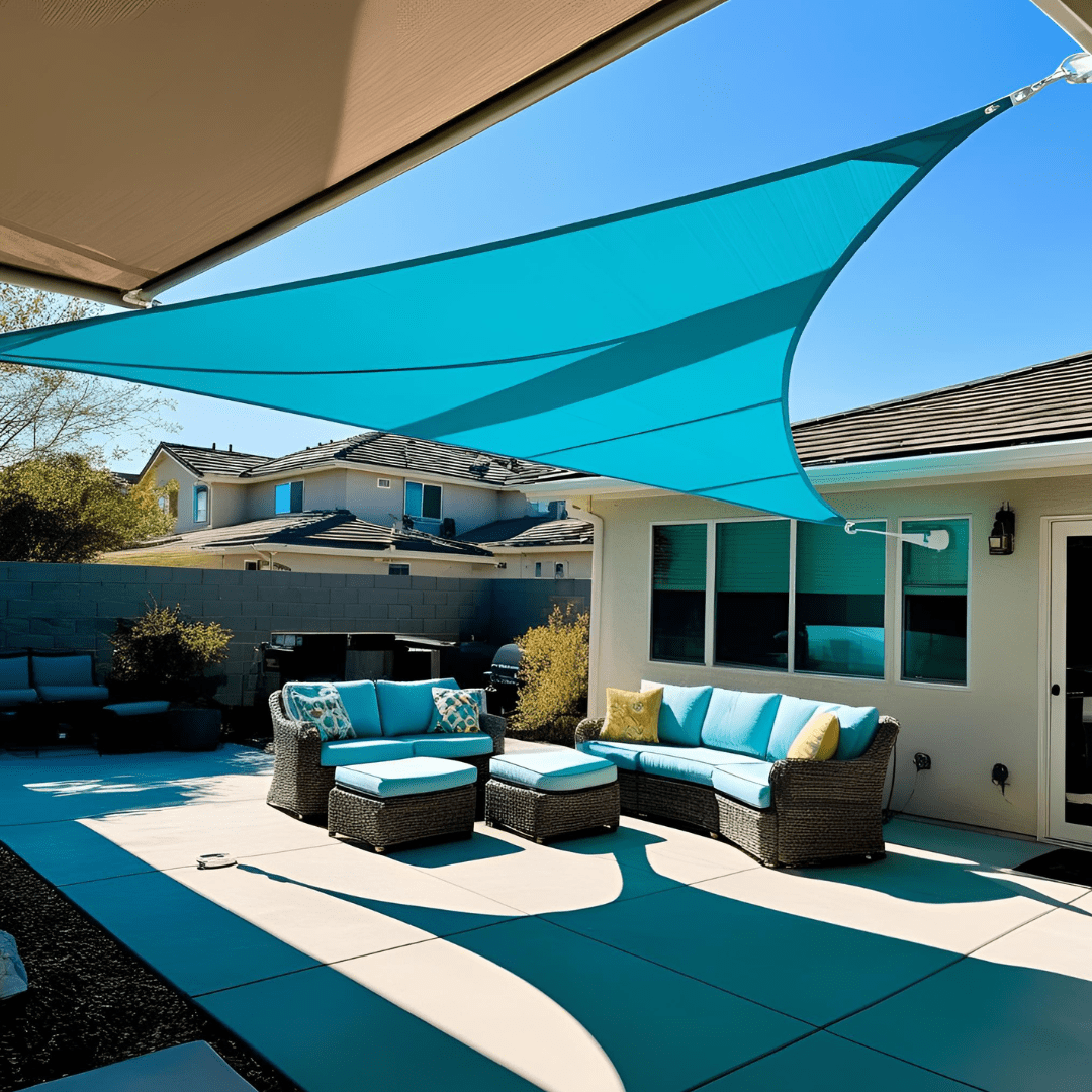 Buy Triangle Shade Sail Cloth - 3.5m x 3.5m x 3.5m | Shadeworx