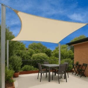 4 point Shade Sail - 5.5mtrs x 5.5mtrs