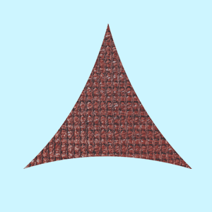 3 point Shade Sail - 4.5mtrs x 4.5mtrs x 4.5mtrs