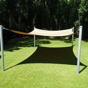 4 Point Shade Sail - 6 mtrs Wide x Variable Lengths