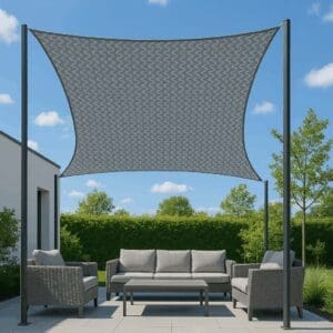 Premium Waterproof Shade Sails - 6 metres wide x variable lengths