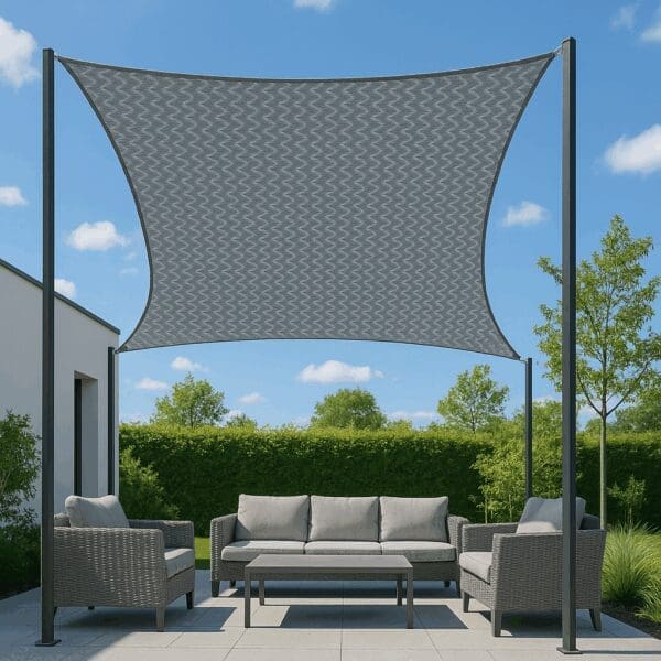 Premium Waterproof Shade Sails - 6 metres wide x variable lengths