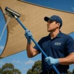 Shade Sail Cleaing by Professional Shade Maintainence Service
