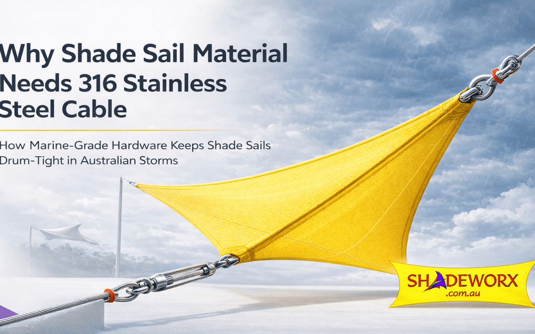 Why Shade Sail Material Needs 316 Stainless Steel Cable?